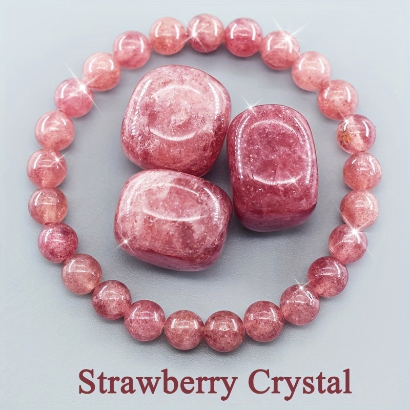 Fashionable Strawberry Stone Bracelet for Women